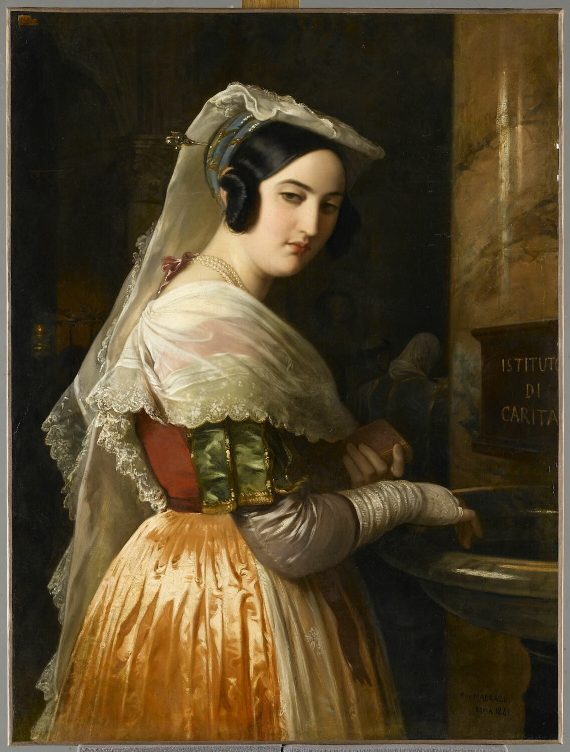 Jeune fille d'Albano, Madrazo y Kuntz, Federico de, XIXe siècle (1837)