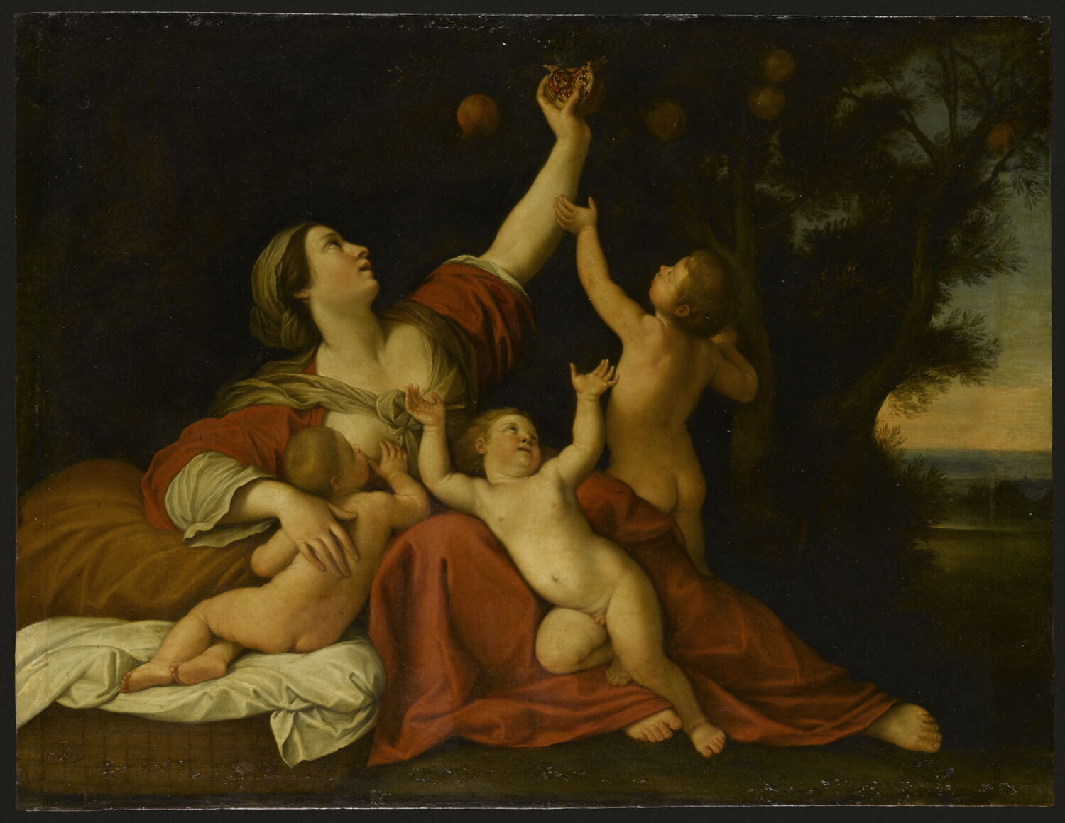 La Fécondité, Albani, Francesco, XVIIe siècle (Vers 1640) (1640)