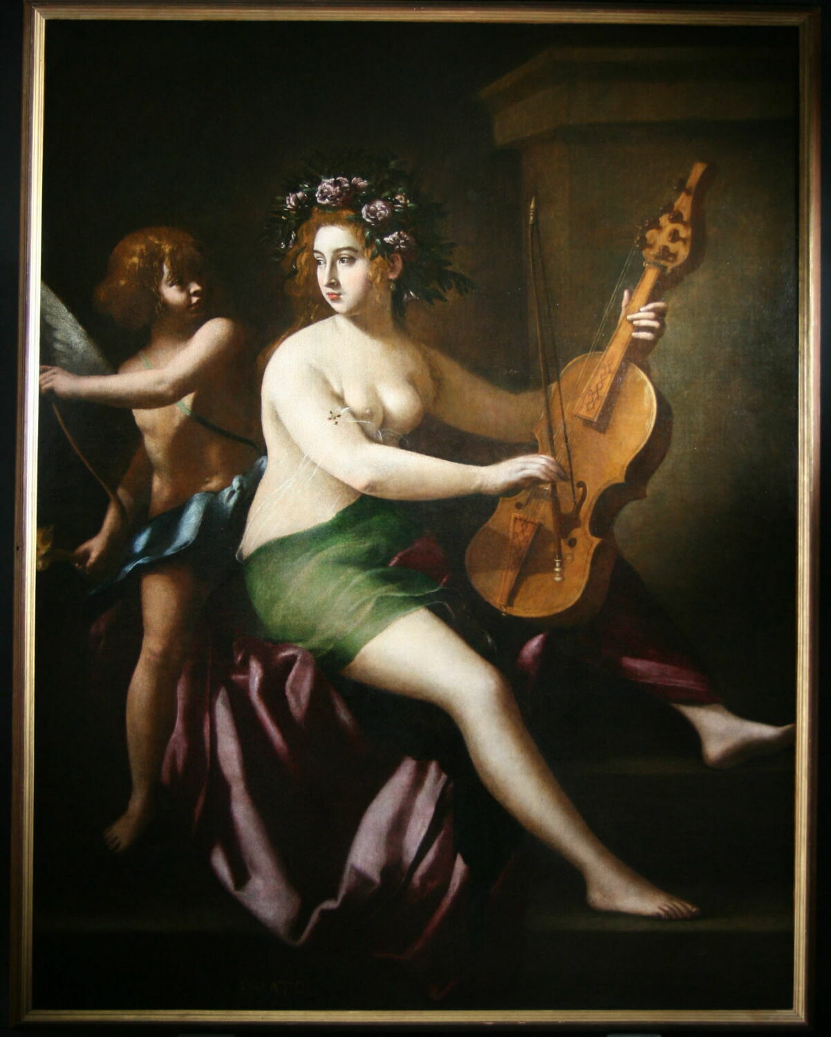 Érato, muse de l'Élégie, Baglione, Giovanni, XVIIe siècle (1620)