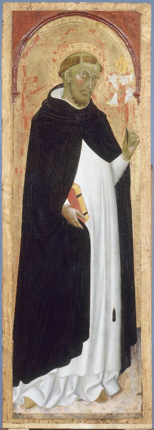 Saint Dominique (retable de la Trinité), Bartolo di Fredi Cini, XIVe siècle (1300 - 1400)