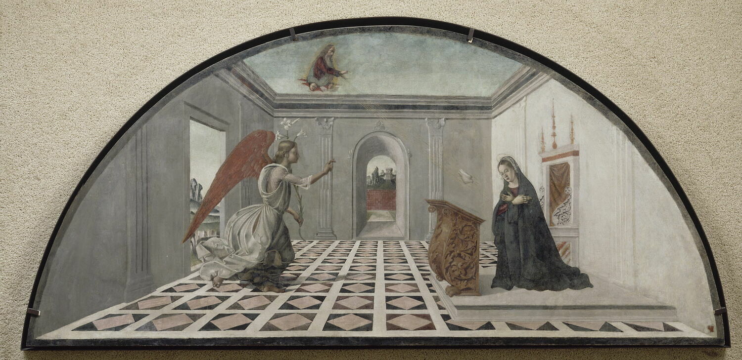Annonciation, Bartolomeo della Gatta, XVe siècle (1400 - 1500)