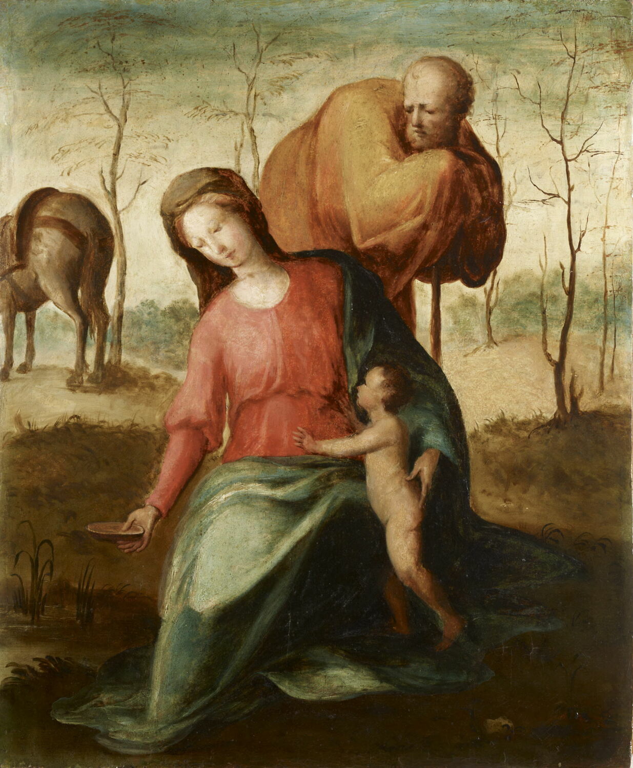 Fuite en Égypte, Beccafumi, Domenico, XVIe siècle (1500 - 1600)