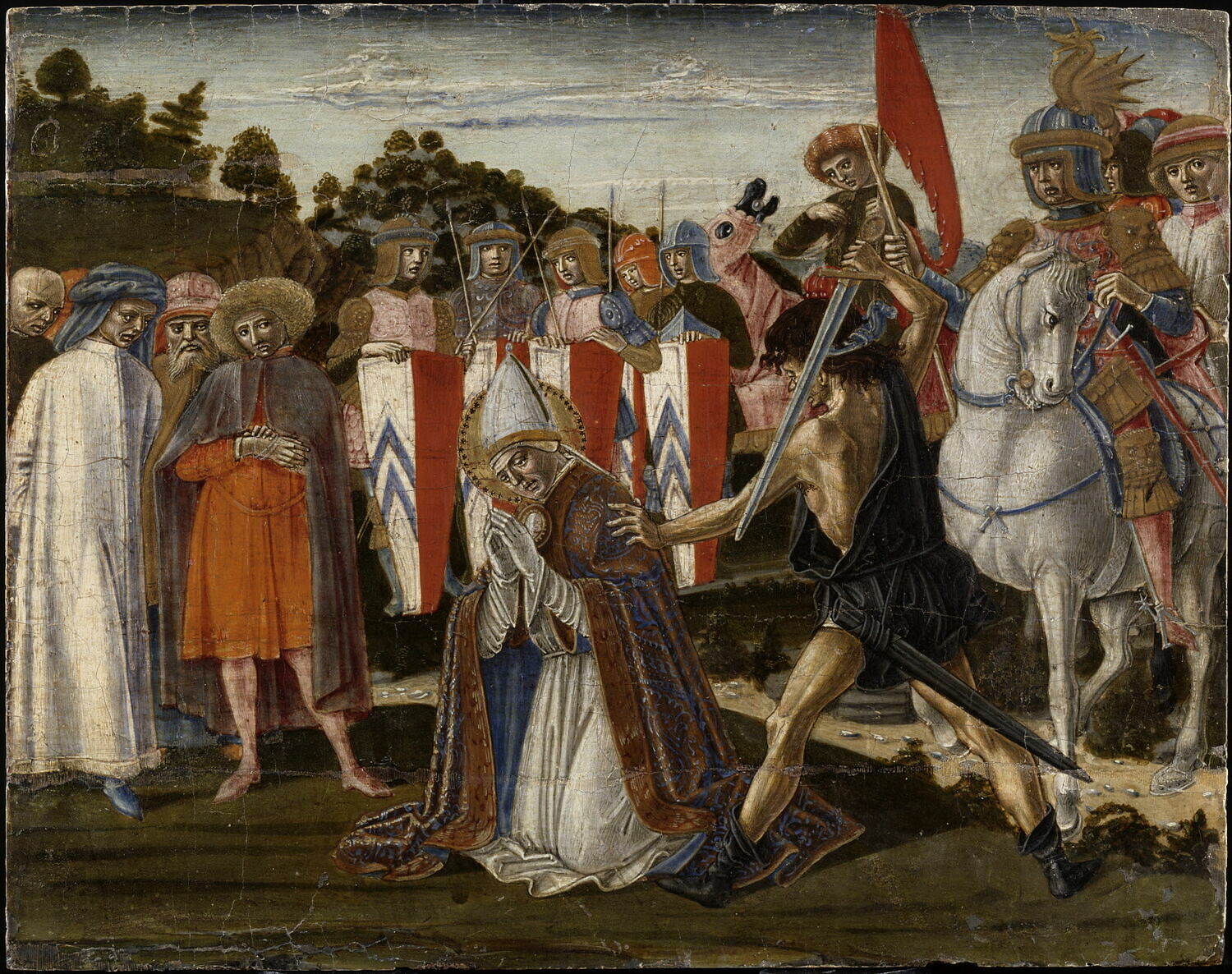 Martyr de saint Fabien, Benvenuto di Giovanni, XVe siècle (1400 - 1500)