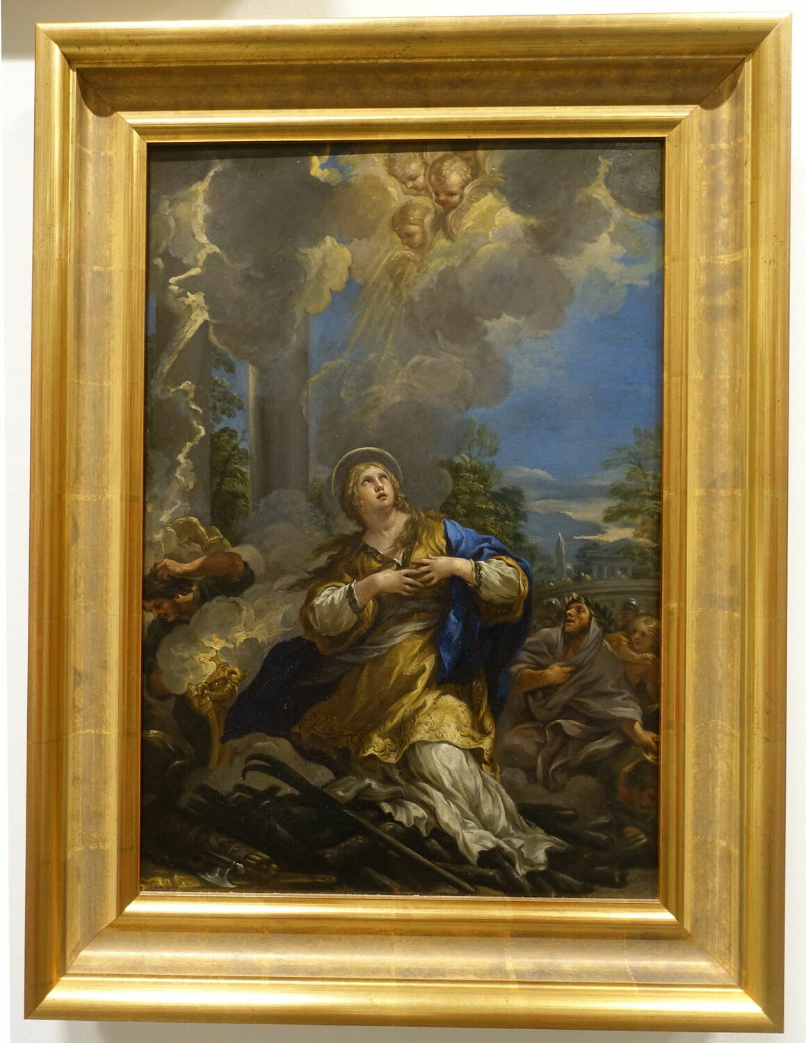 Sainte Martine refusant d'adorer les idoles Louvre Collections