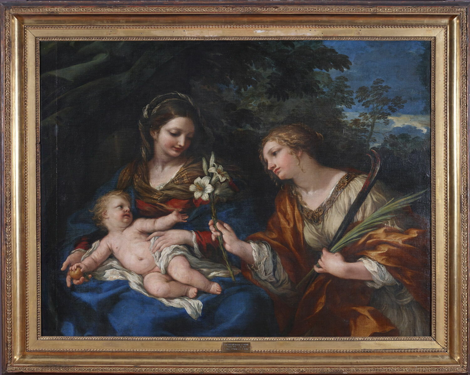 Vierge à l'Enfant et sainte Martine, Cortone, Pierre de, XVIIe siècle (Vers 1643) (1643)