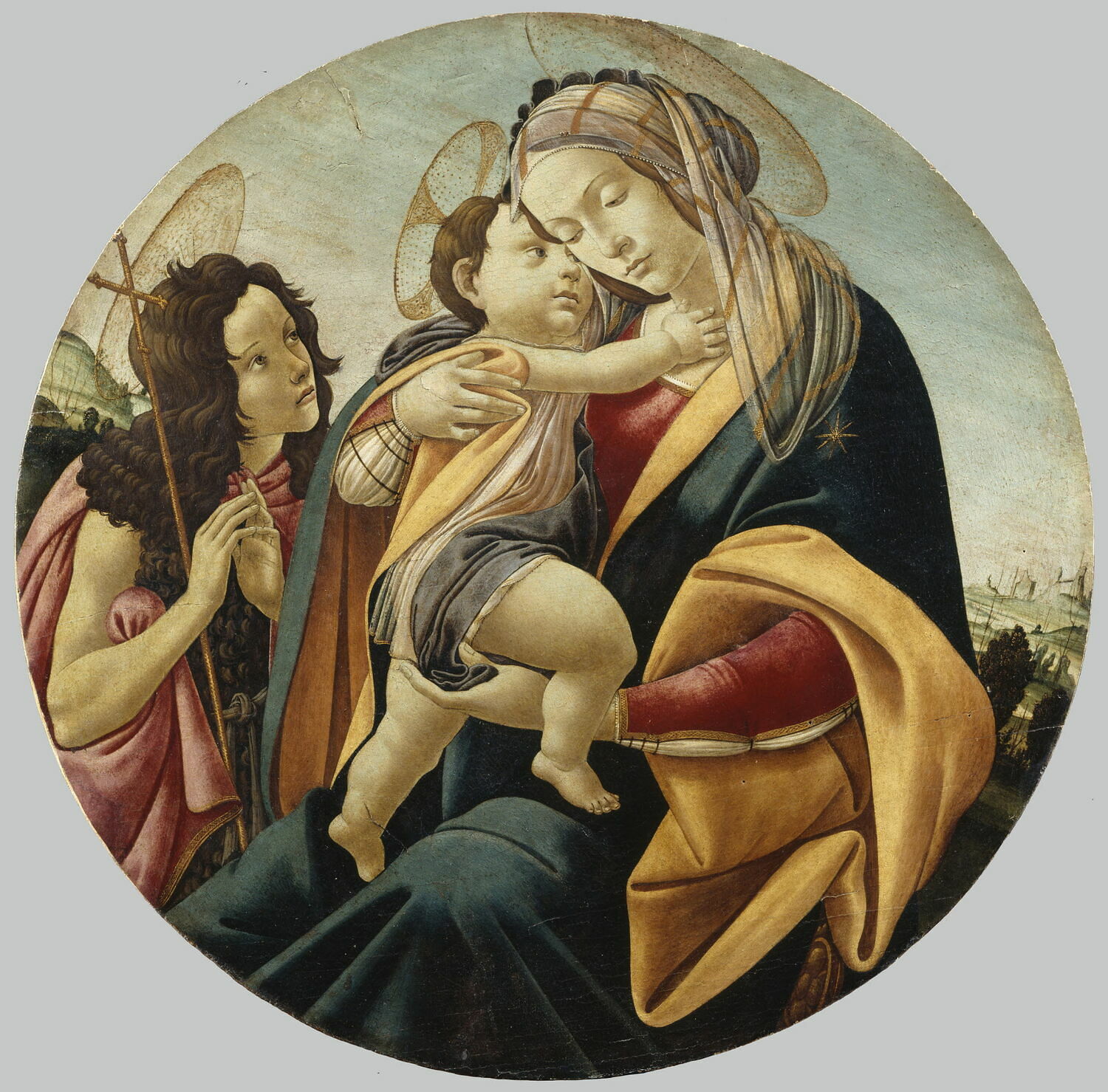 Vierge avec l'Enfant et le petit saint Jean, Italie, XVe siècle (1400 - 1500)