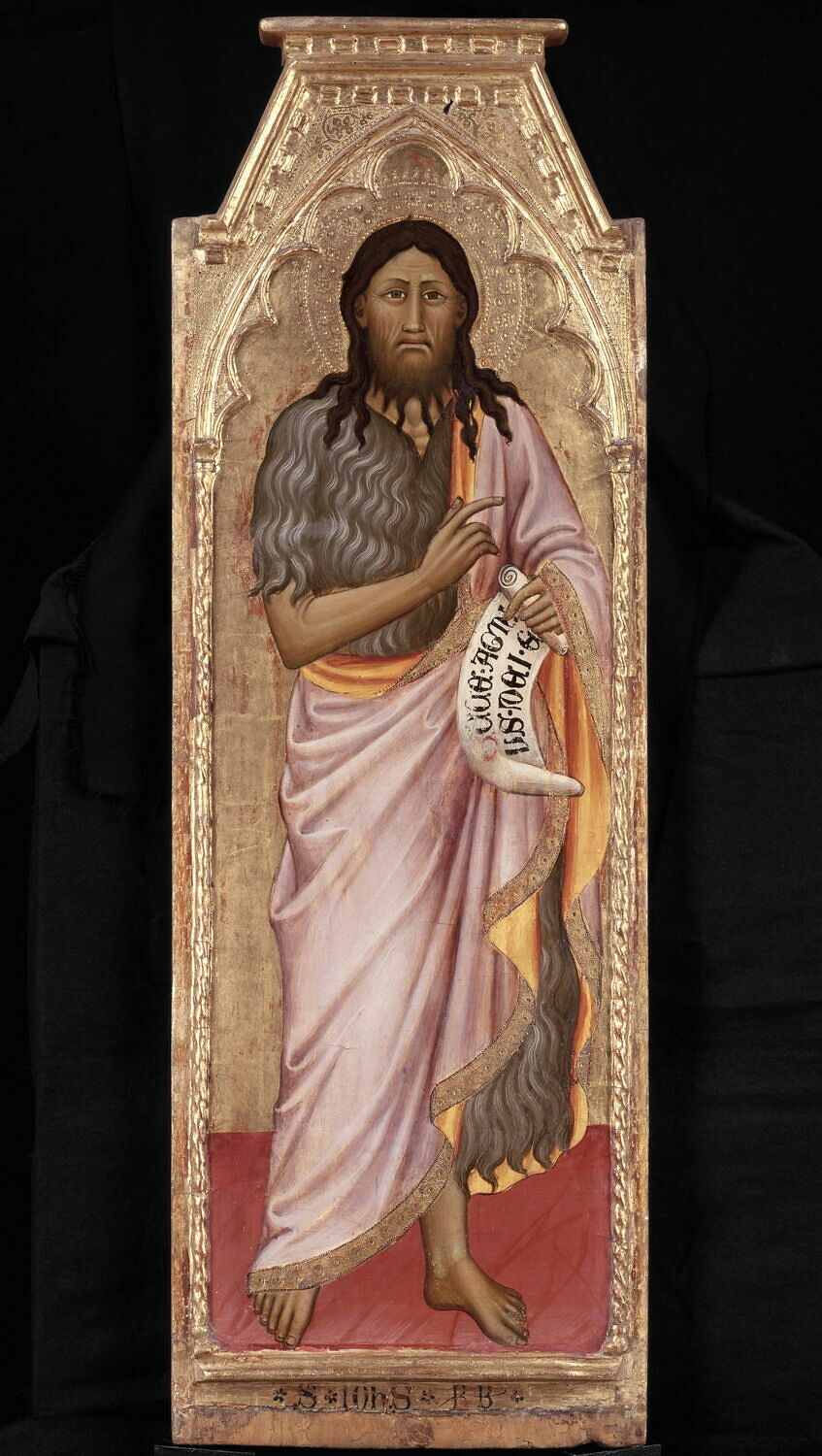 Saint Jean Baptiste, Чекко ди Пьетро, XIV век (1300–1400)