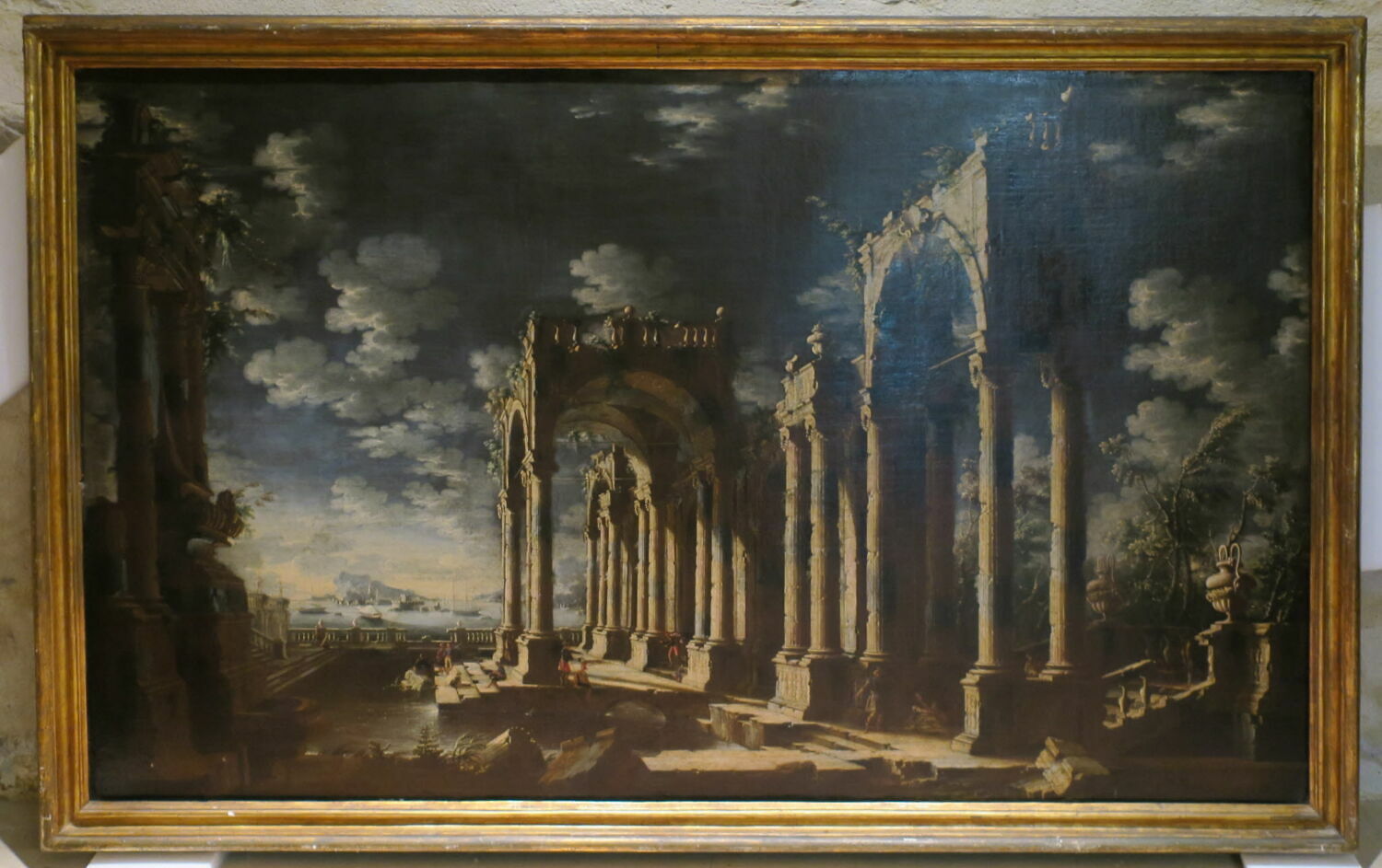 Vue imaginaire avec ruines, Coccorante, Leonardo, XVIIIe siècle (1700 - 1800)