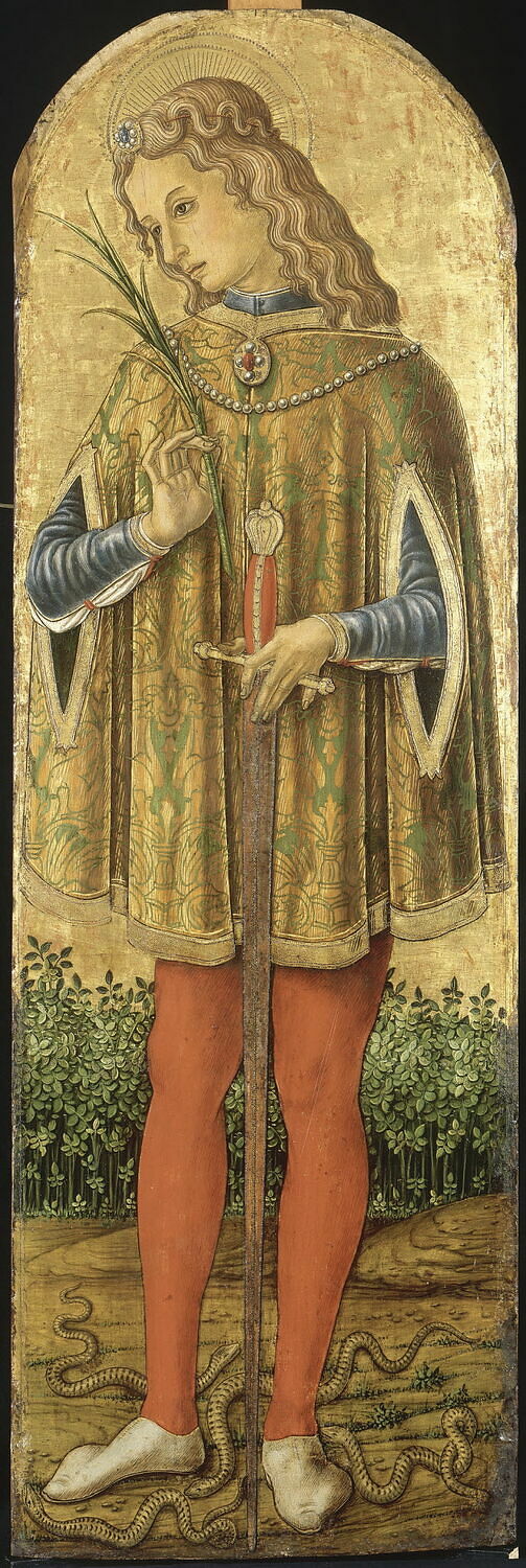 Saint Julien de Rimini ?, Crivelli, Vittorio, XVe siècle (1491 - 1492)