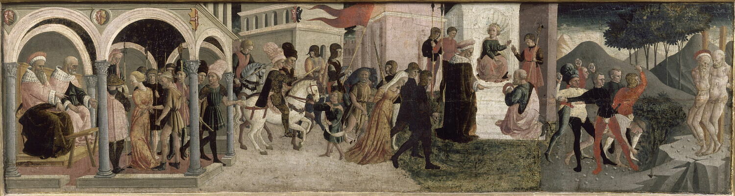 Scènes de l'histoire de Suzanne : Le Jugement de Suzanne, Italie, XVe siècle (1400 - 1500)