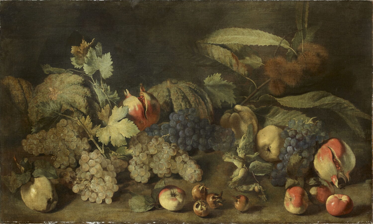 Nature morte aux nèfles, Forte, Luca, XVIIe siècle (1640 - 1650)