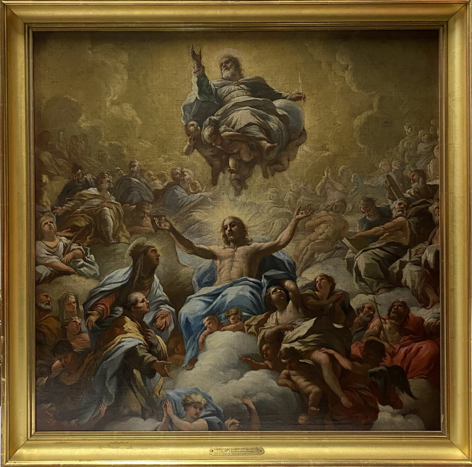 Le Père Éternel en gloire, Giordano, Luca, XVIIe siècle (Avant 1680) (1680)