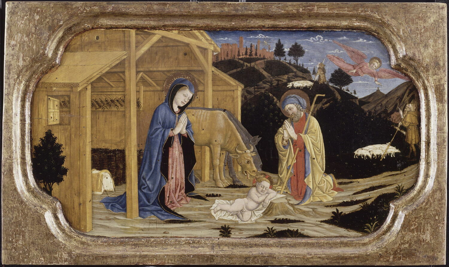 Nativité, Giovanni Francesco da Rimini, XVe siècle (Vers 1455) (1455)