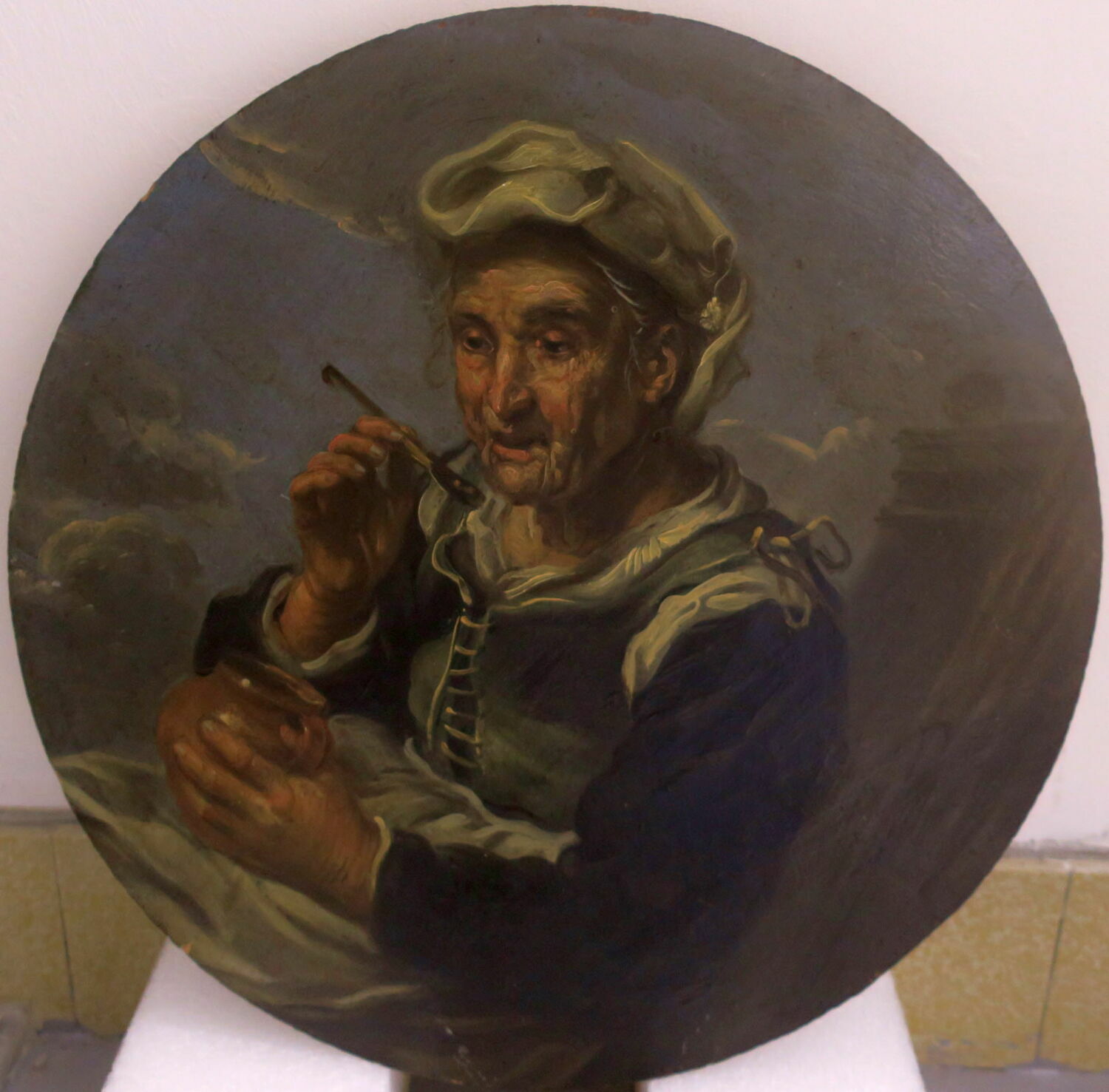 Femme mangeant une soupe : le goût, Keil, Bernardo, XVIIe siècle (1600 - 1700)