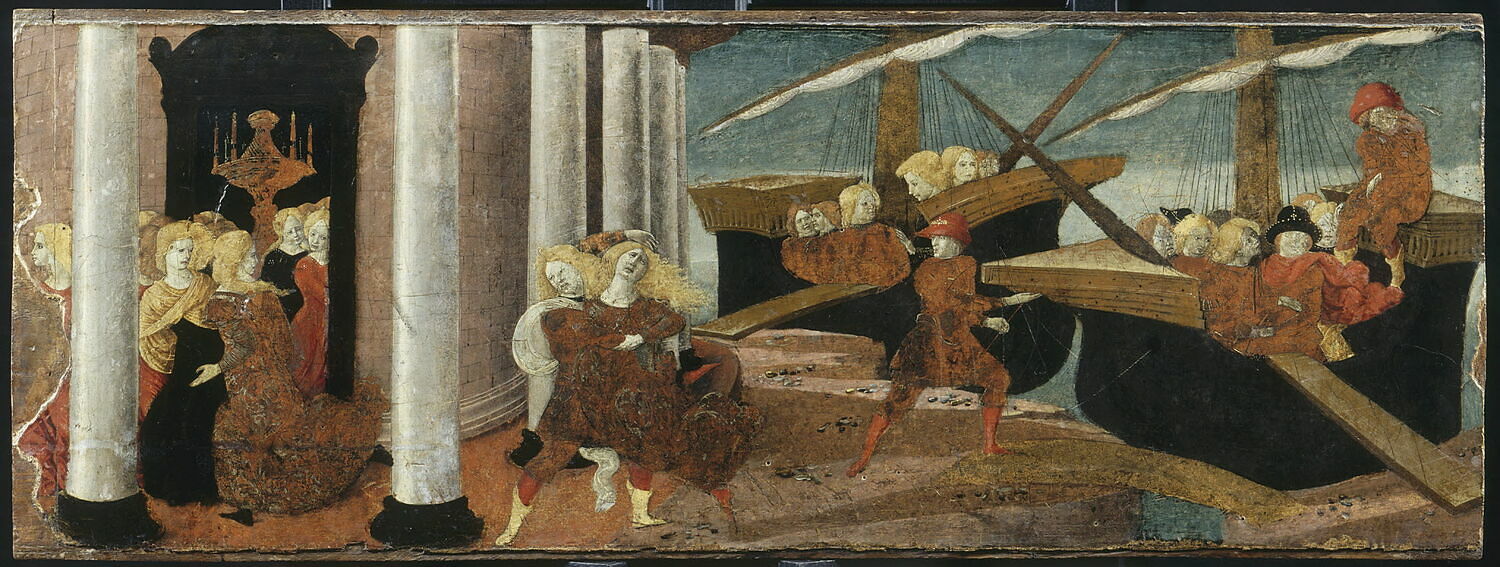 L'Enlèvement d'Hélène, Liberale da Verona, XVe siècle (1400 - 1500)