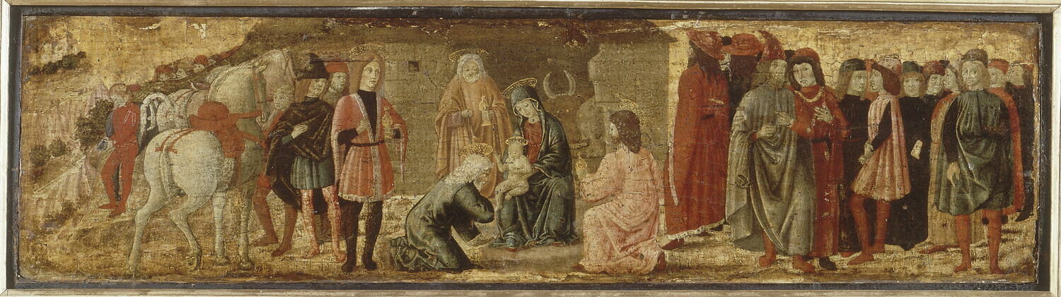 L'Adoration des Mages, Anonyme, XVe siècle (Milieu du XVe siècle) (1400 - 1499)