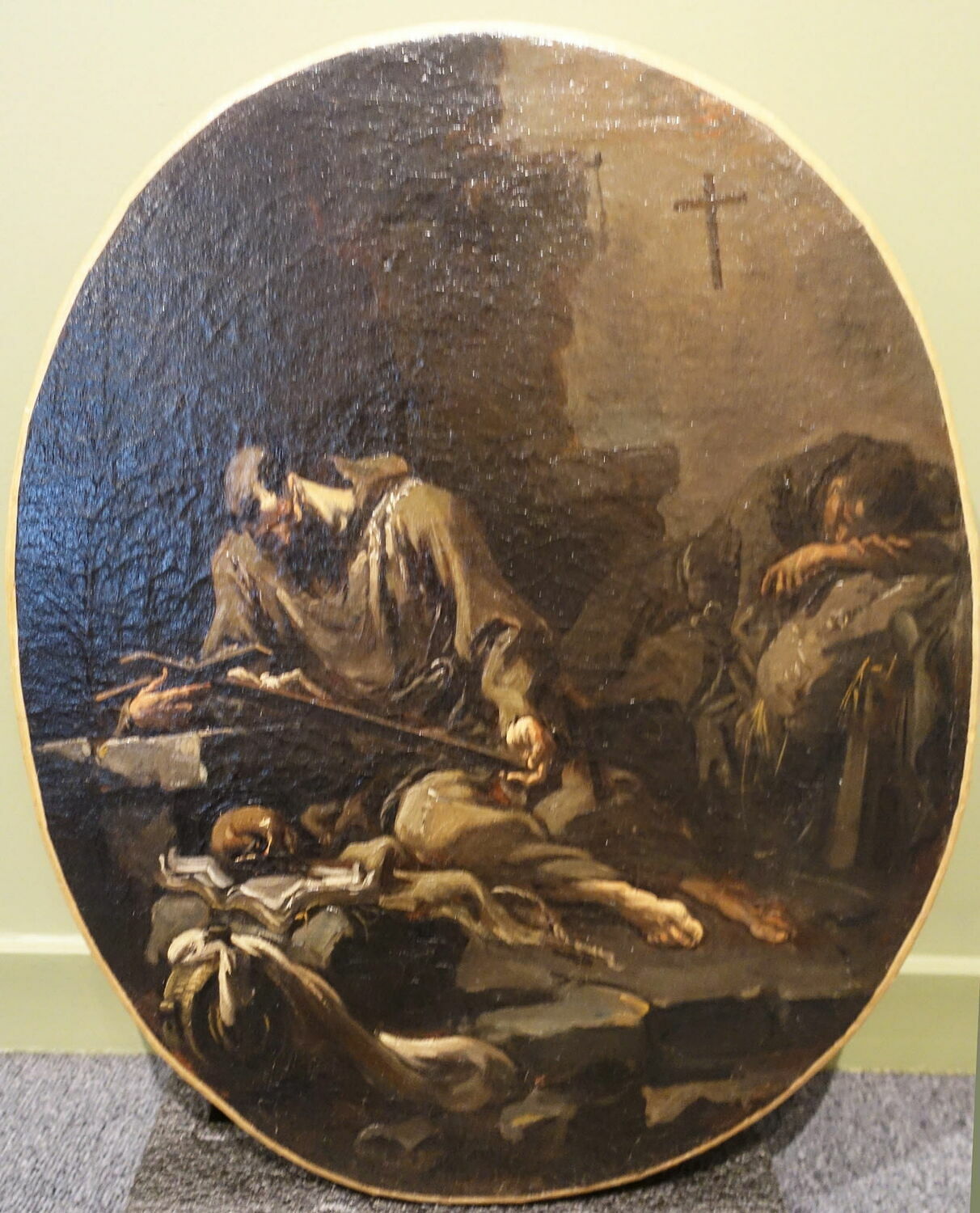 Deux ermites pénitents, Magnasco, Alessandro, 2e quart du XVIIIe siècle (vers 1725 - 1728)