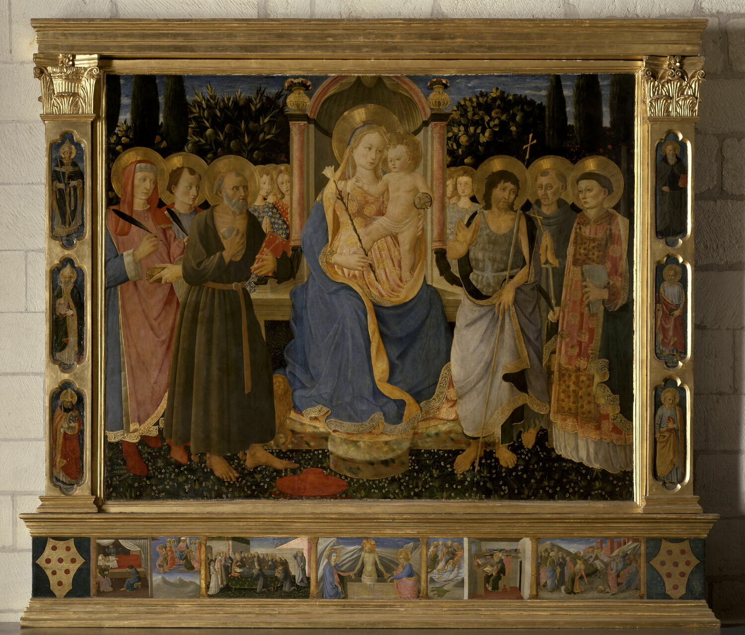 Retable de saint Jérôme, Strozzi, Zanobi, XVe siècle (Après 1460) (1460)