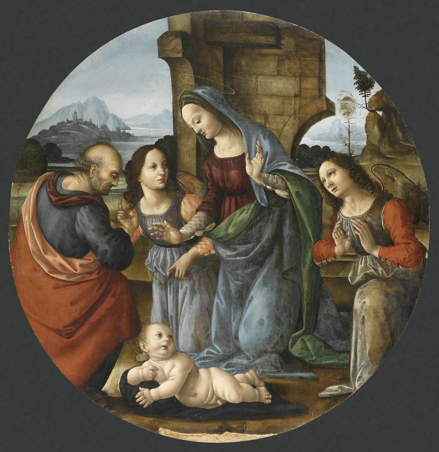 La Sainte Famille adorant l'Enfant Louvre Collections