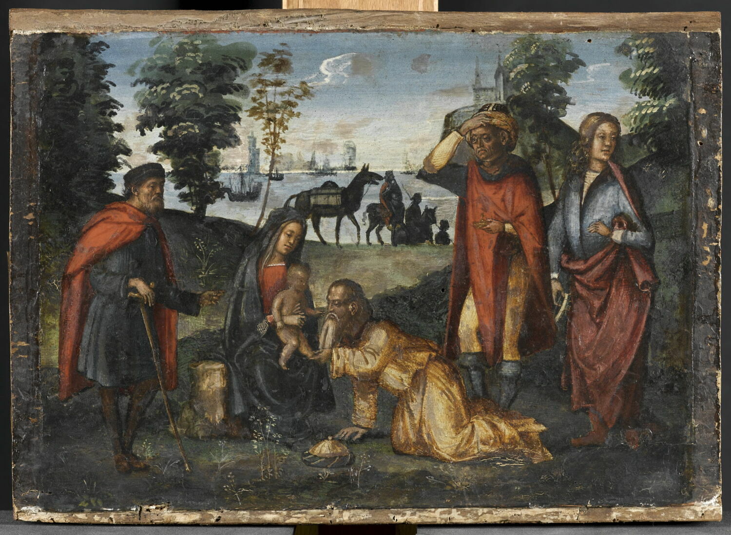 L'Adoration des Mages, Verla, Francesco, XVIe siècle (Vers 1510) (1510)