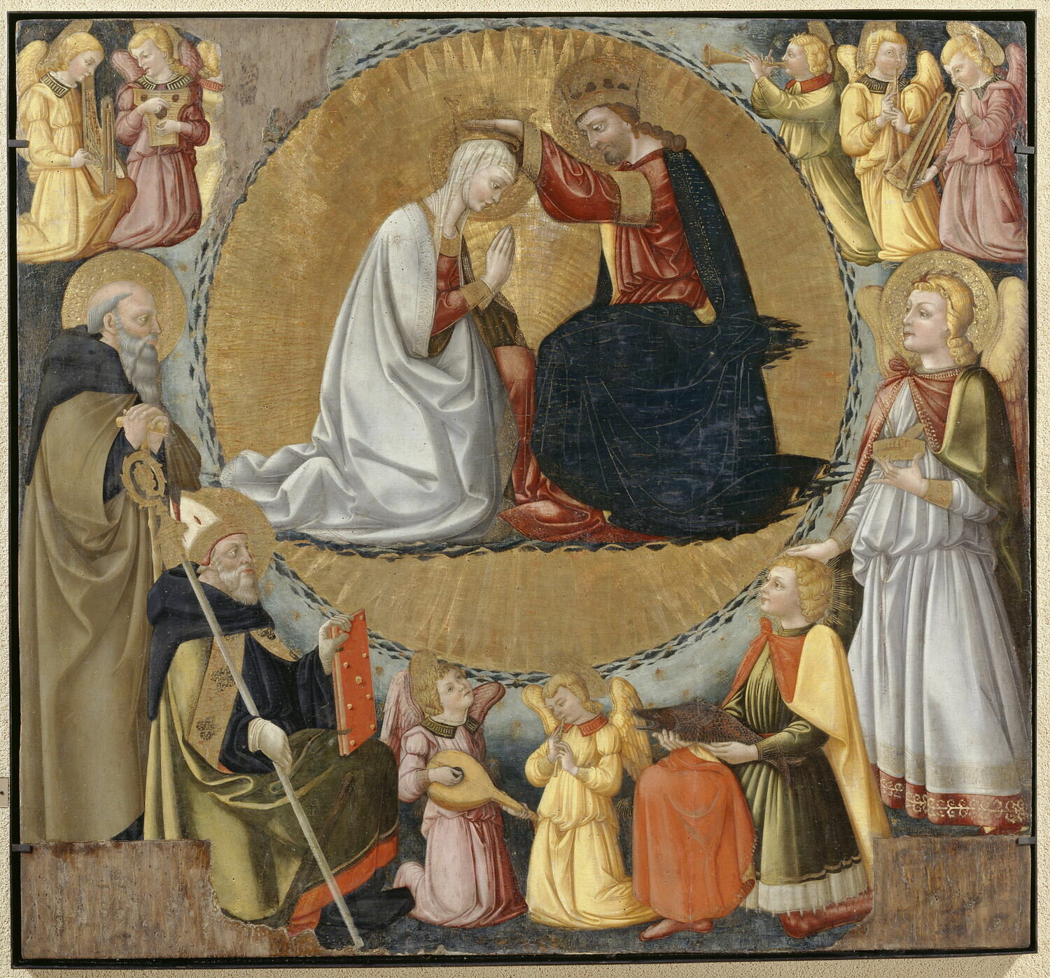 Le Couronnement de la Vierge, Neri di Bicci, XVe siècle (Date de la commande) (1463)