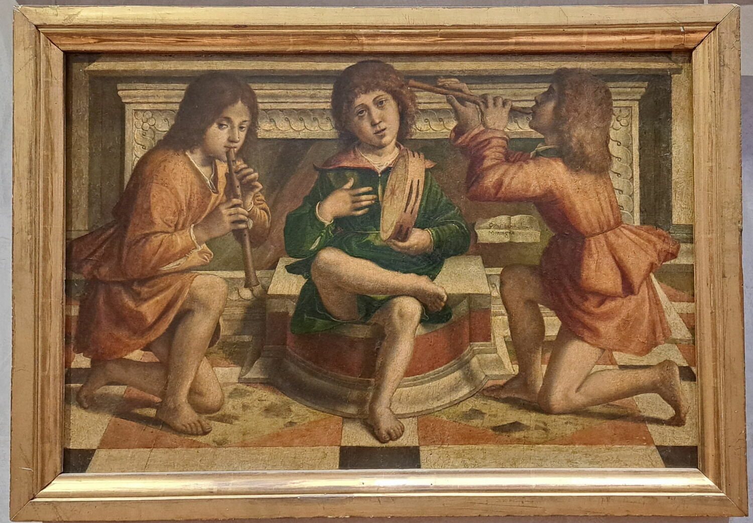 Trois anges musiciens, Montagna, Bartolomeo, XVe siècle (1400 - 1500)