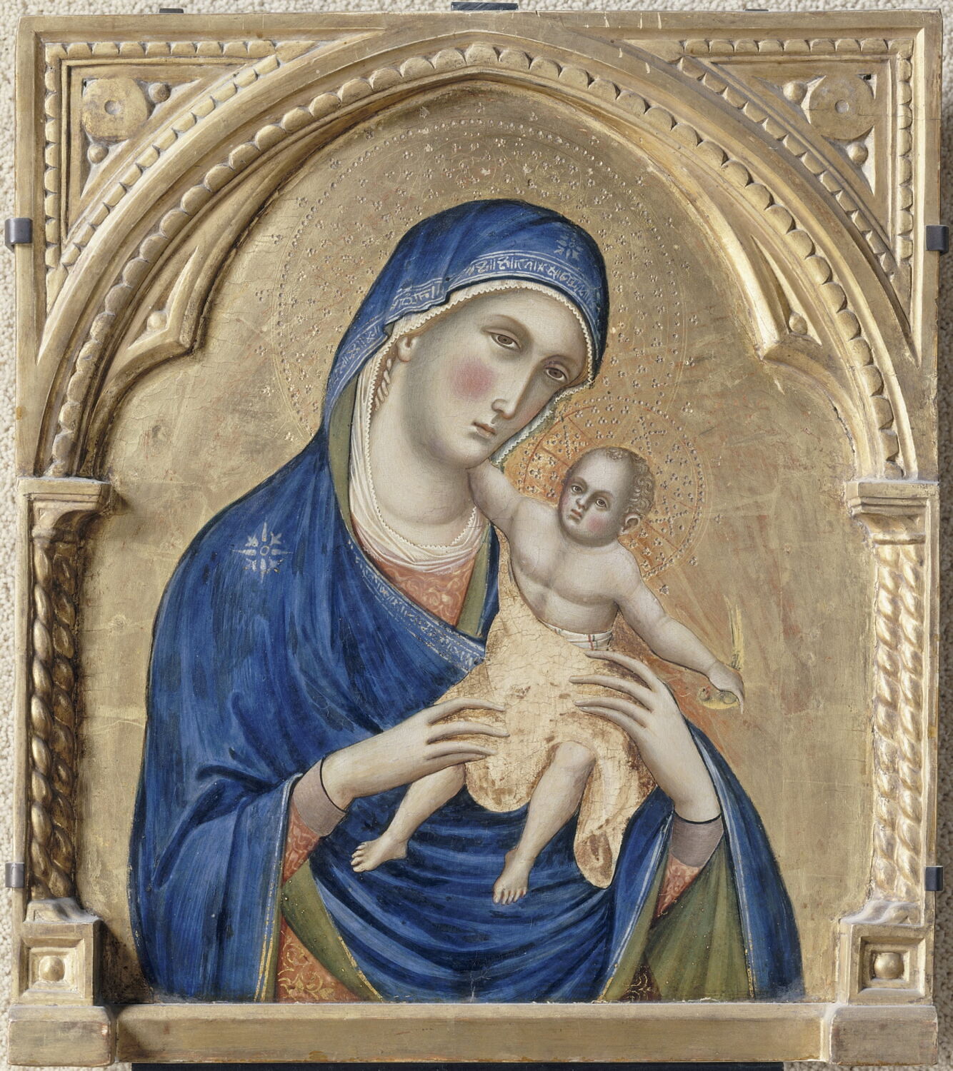 La Vierge et l'Enfant, Paolo Veneziano, XIVe siècle (1300 - 1400)