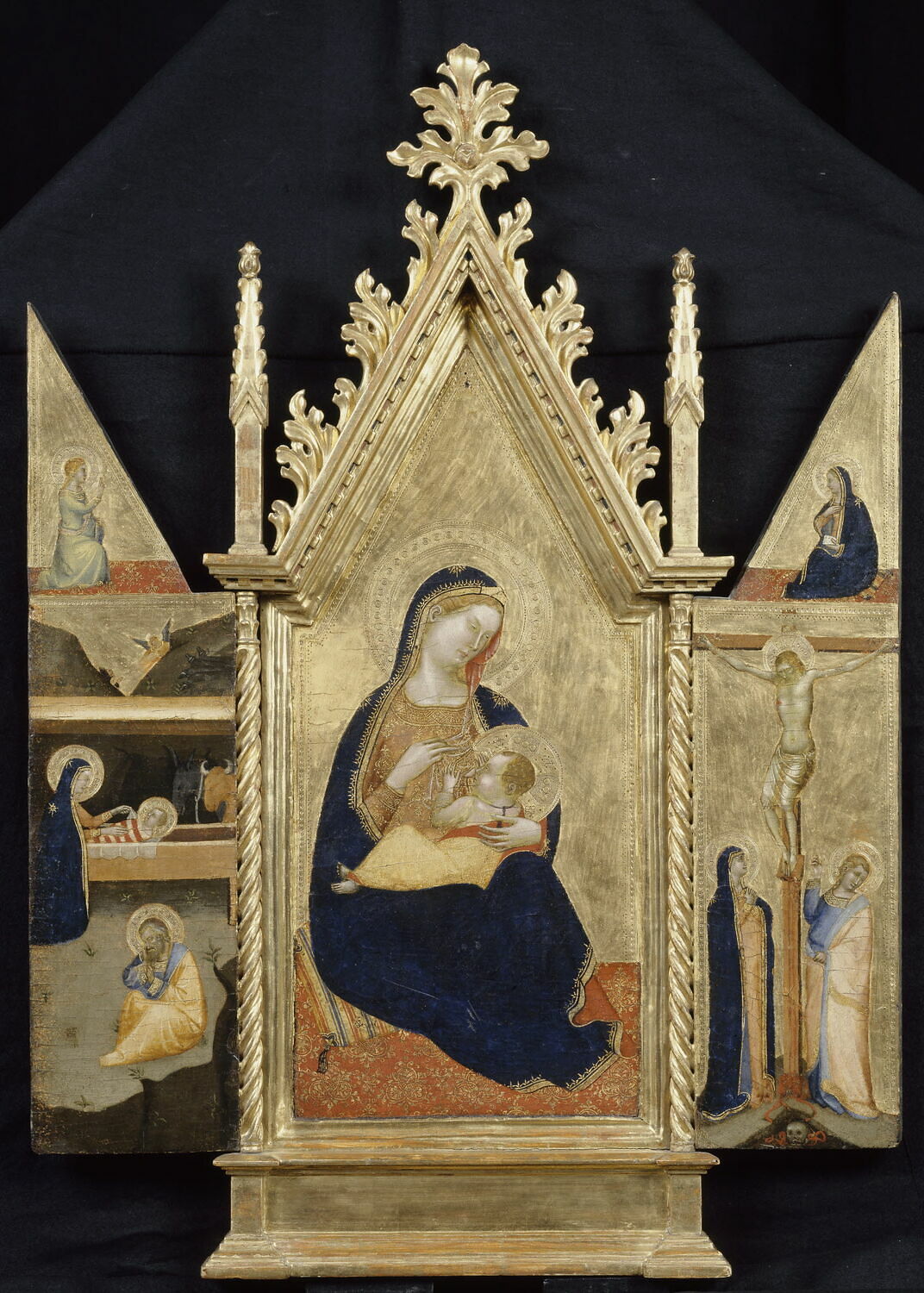 Triptyque, Puccio di Simone, XIVe siècle (1300 - 1400)