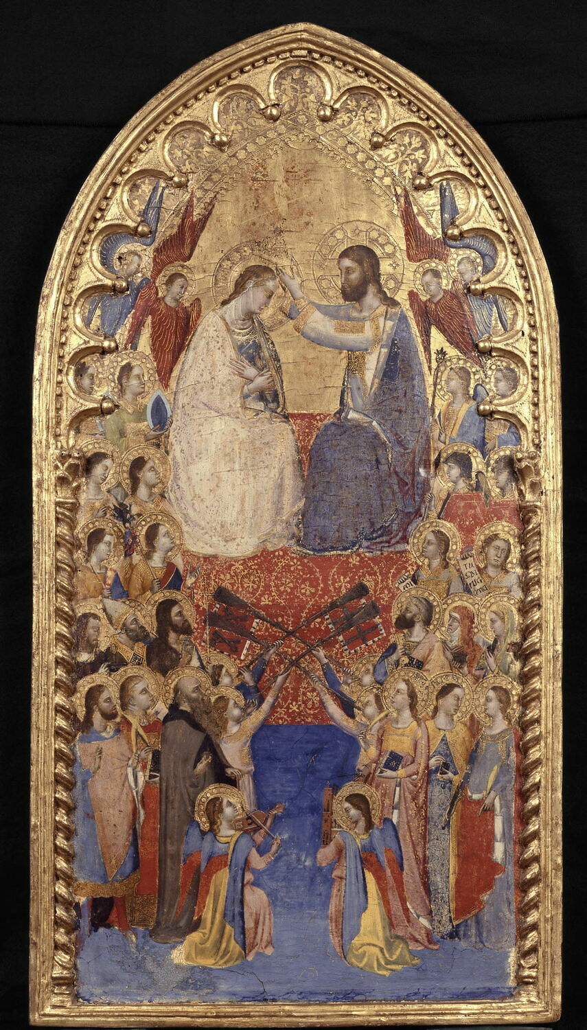 Le Couronnement de la Vierge, Puccio di Simone, XIVe siècle (Après 1354) (1354)
