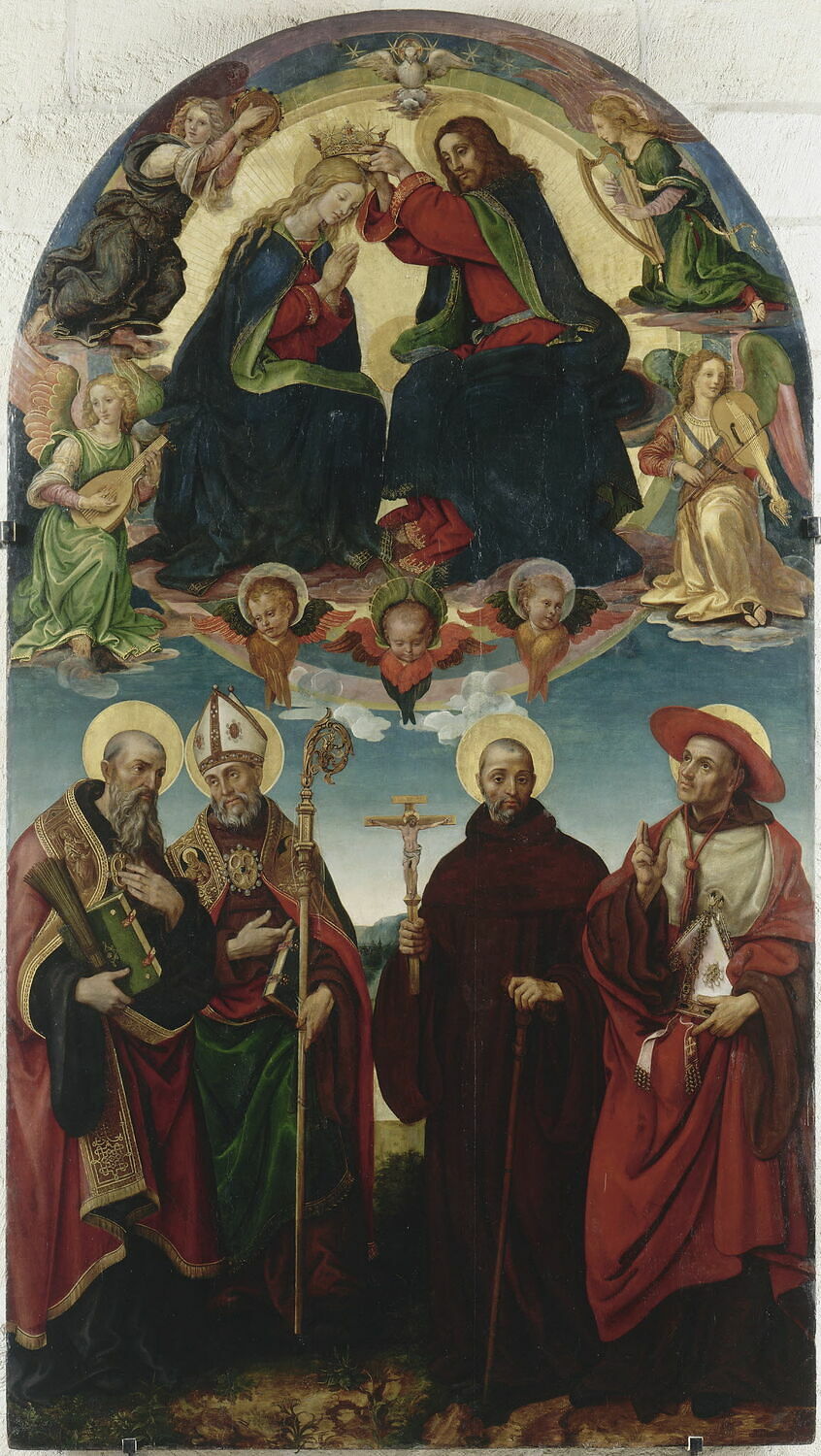 Le Couronnement de la Vierge, Raffaellino del Garbo, XVIe siècle (1500 - 1600)