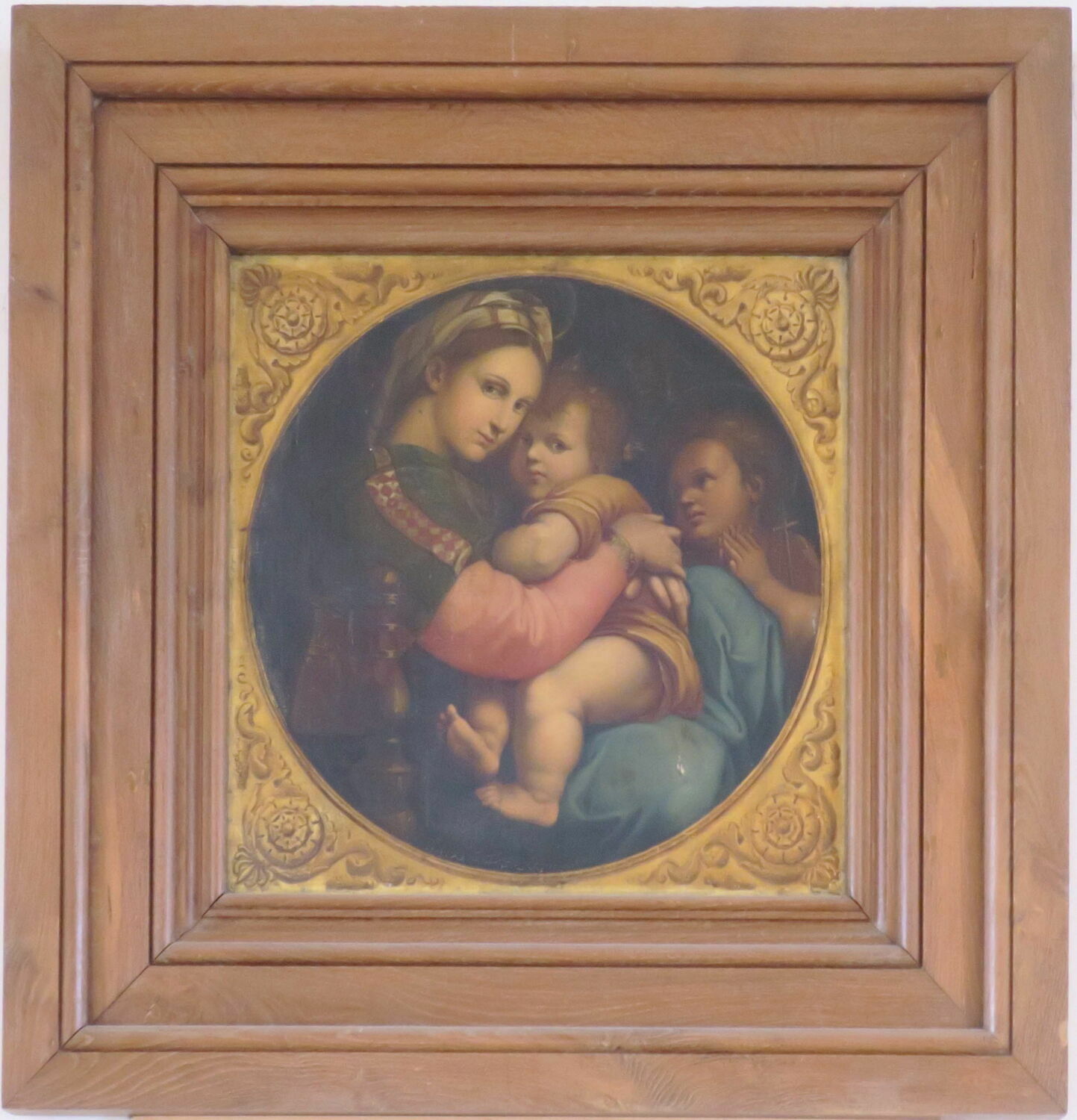 La Vierge à la chaise, Delaval, Pierre Louis, XIXe siècle (1800 - 1900)