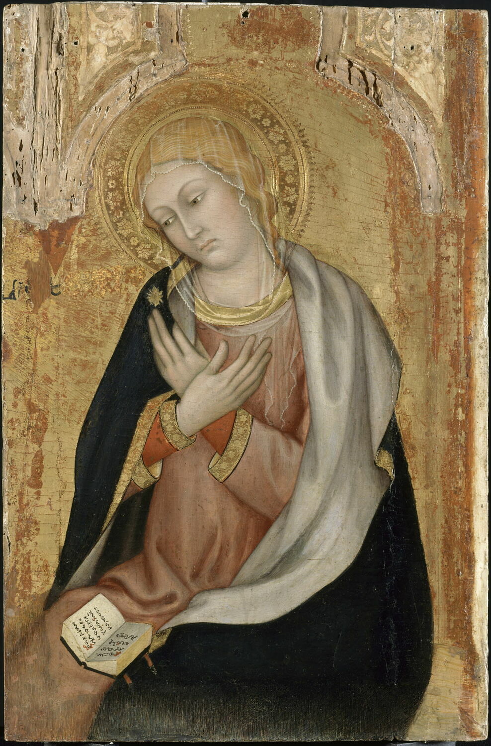 La Vierge de l'Annonciation, Taddeo di Bartolo, Début du XVe siècle (vers 1403)