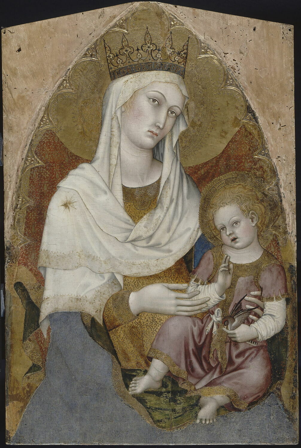La Vierge et l'Enfant, Taddeo di Bartolo, Fin du XIVe siècle - début du XVe siècle (Vers 1393 / 1405 selon les auteurs) (1393 - 1405)