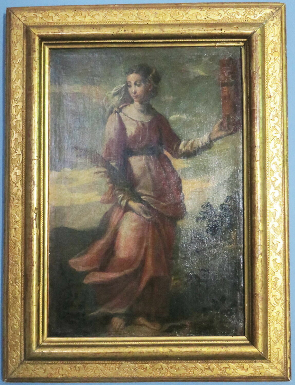 Sainte Barbe, Scarsellino, XVIe siècle (1500 - 1600)