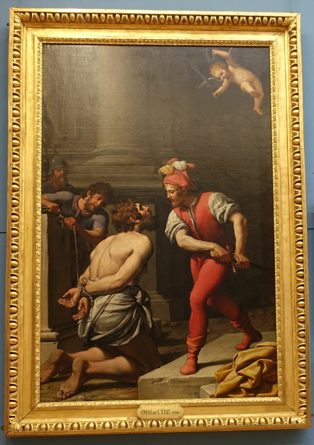 Martyre de saint Christophe, Леонелло Спада, XVII век (ок. 1616–1618)
