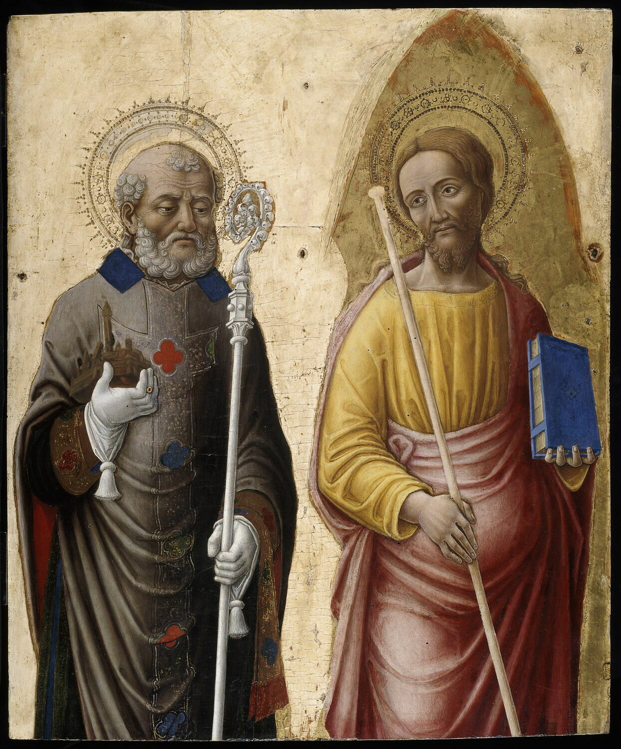 Saint Pétrone et saint Jacques, Vivarini, Antonio, XVe siècle (Vers 1450) (1450)