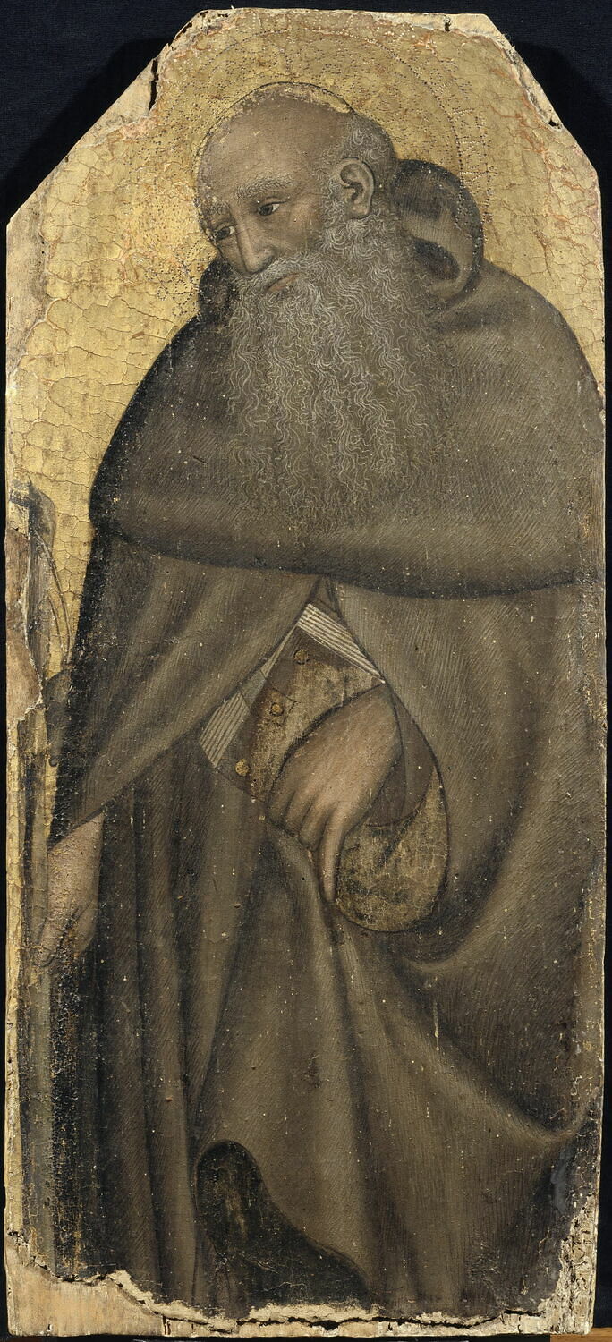Saint Antoine abbé, Anonyme, XVe siècle (Premier tiers du XVe siècle) (1400 - 1450)