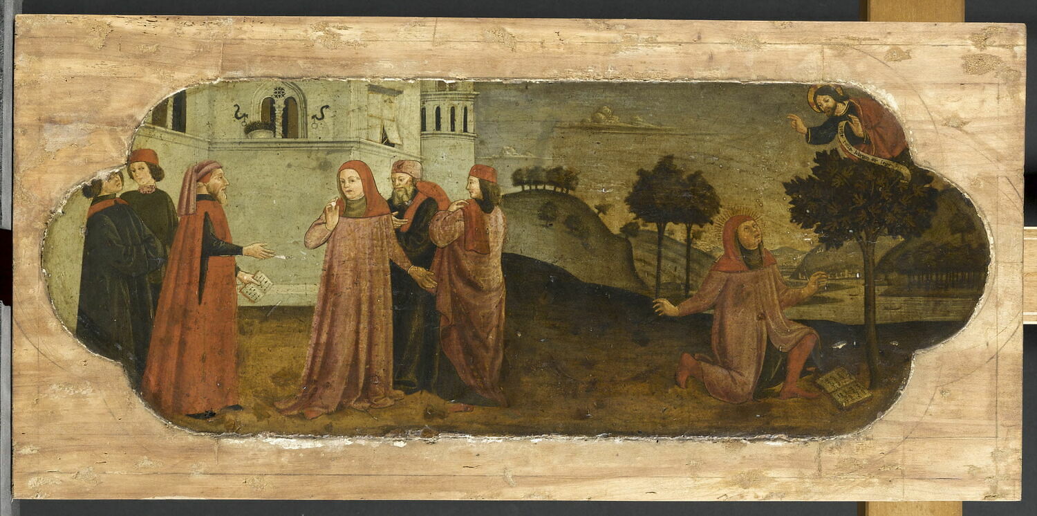 La Conversion de saint Augustin, Anonyme, XVe siècle (Fin du XVe siècle) (1400 - 1499)