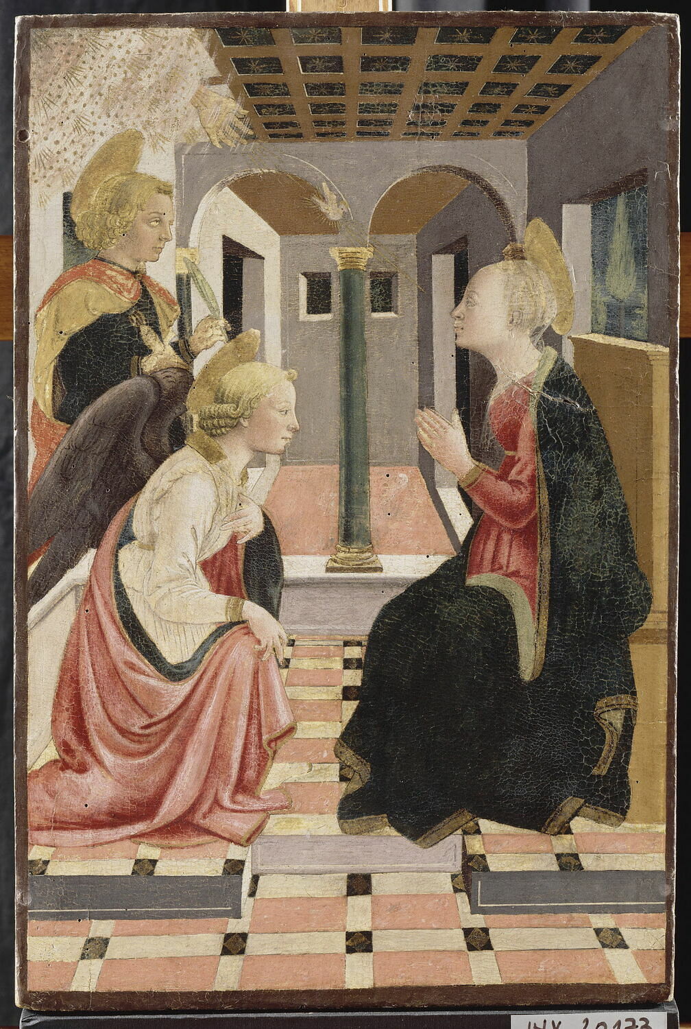 L'Annonciation, Anonyme, XVe siècle (Troisième quart du XVe siècle) (1450 - 1499)