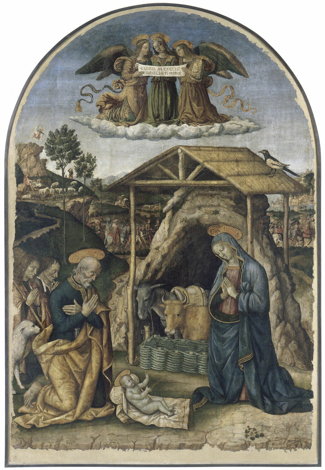 La Nativité, Lattanzio da Foligno, XVe siècle (1400 - 1500)