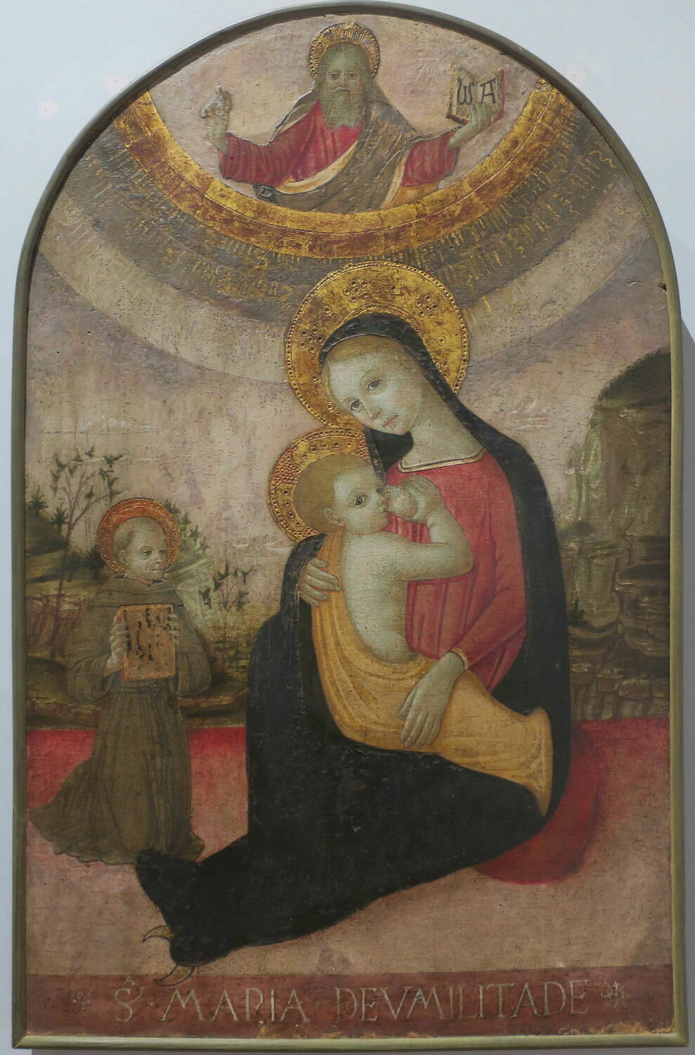 Madone de l'Humilité, Anonyme, XVe siècle (1400 - 1500)