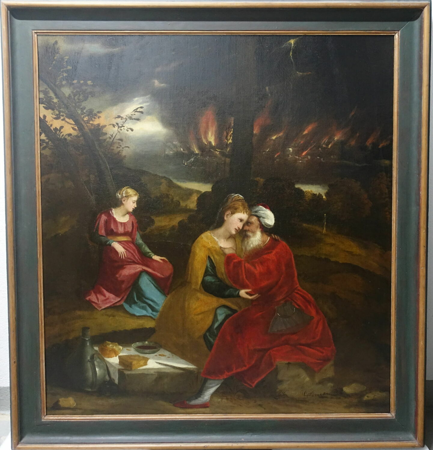 Loth et ses filles, Anonyme, XVIe siècle (1500 - 1600)