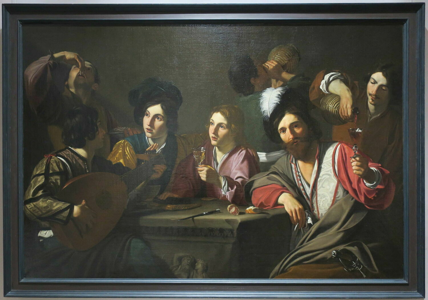 Assemblée de buveurs, Tournier, Nicolas, XVIIe siècle (1600 - 1700)