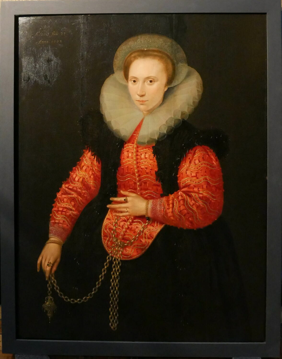 Portrait de femme, Delff, Willemsz Jacobz, XVIIe siècle (1604)