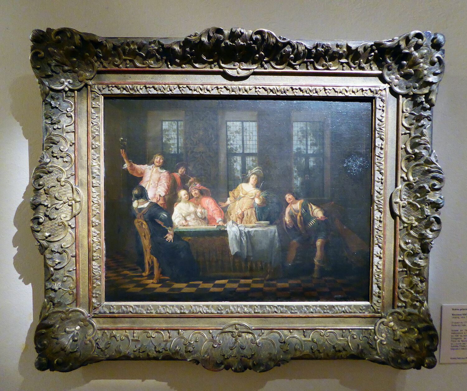 Scène galante, Knupfer, Nicolaus, XVIIe siècle (1600 - 1700)