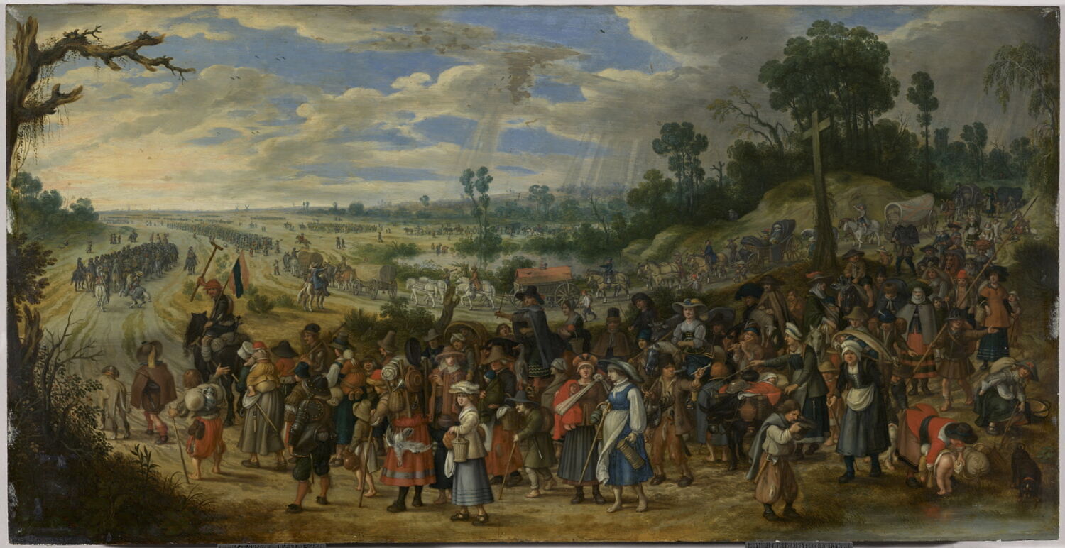 Scène de guerre, Vrancx, Sebastiaen, XVIIe siècle (1600 - 1700)