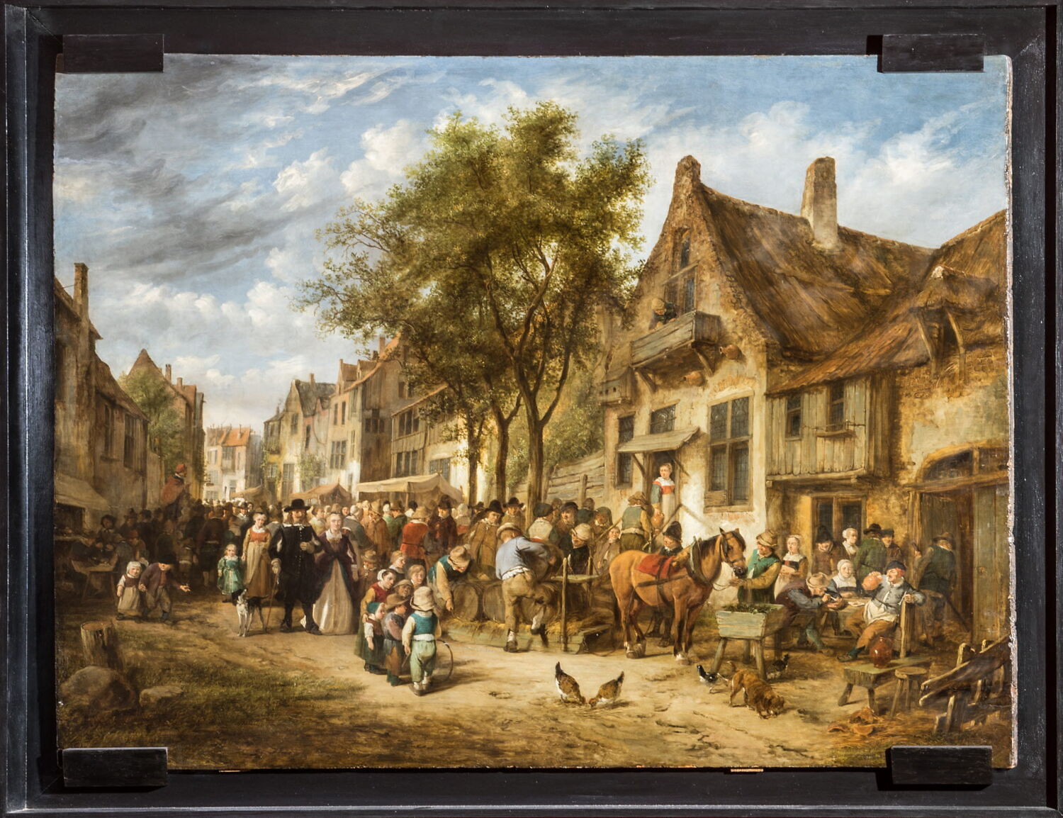 Scène dans la rue, Pays-Bas, XVIIe siècle (1600 - 1700)