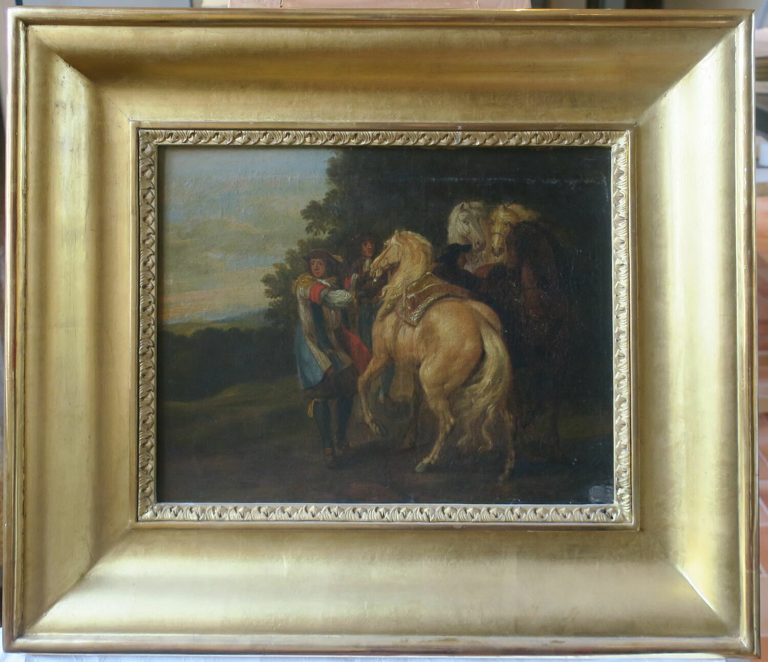 Halte de cavaliers, Wouwerman, Philips, XVIIe siècle (1600 - 1700)