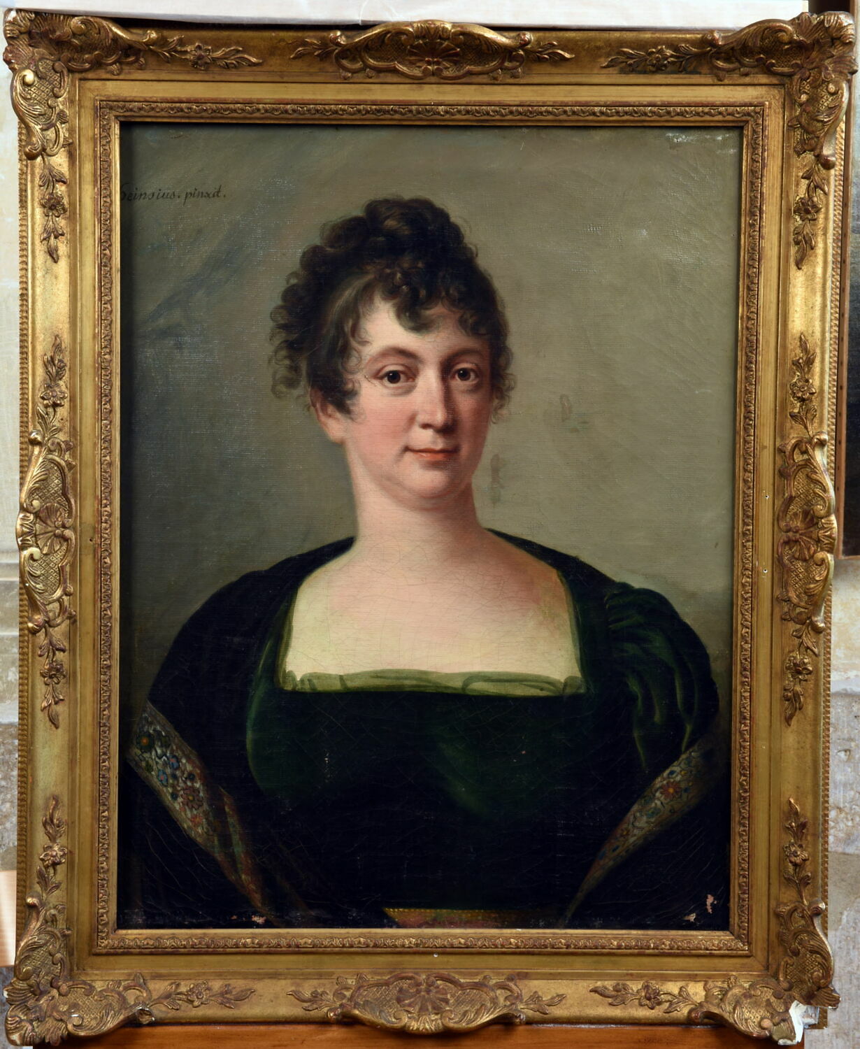 Portrait de femme, Heinsius, Johann Ernst, XVIIIe siècle (1700 - 1800)