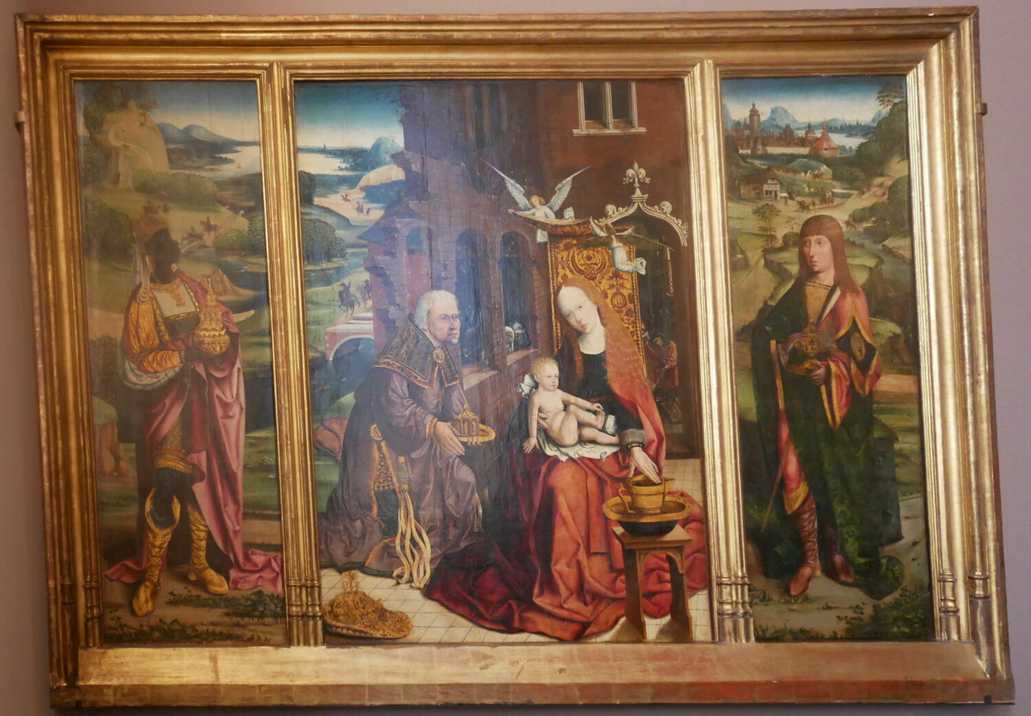 Adoration des Mages (triptyque), Anonyme, XVe siècle (1400 - 1500)